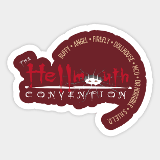 The Hellmouth Convention 2022 Shirt Sticker